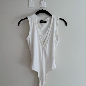 WHITEFOX WHITE BODYSUIT NEW